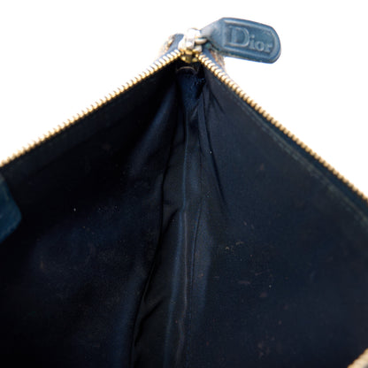 Christian Dior Monogram Mini Saddle Pochette Navy 13 of 18