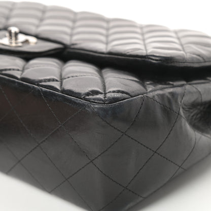 Chanel Lambskin Quilted Jumbo Single Flap Black 10 of 19