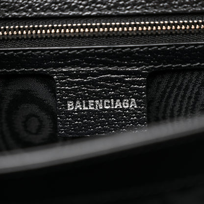Gucci X BALENCIAGA BB Supreme Monogram Web Small Top Handle Bag Black 7 of 11