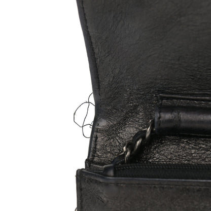 Chanel Aged Calfskin Reissue Wallet On Chain WOC Black 13 of 13