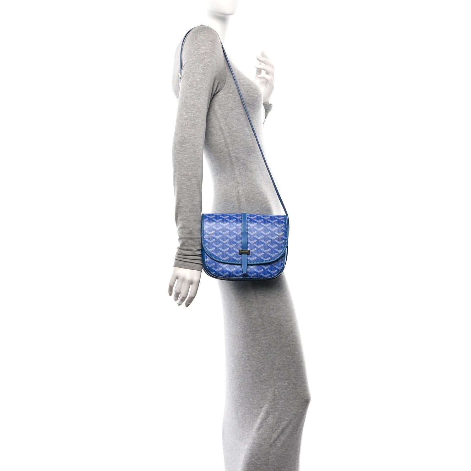 Goyard Goyardine Belvedere II PM Messenger Bag Sky Blue 2 of 9