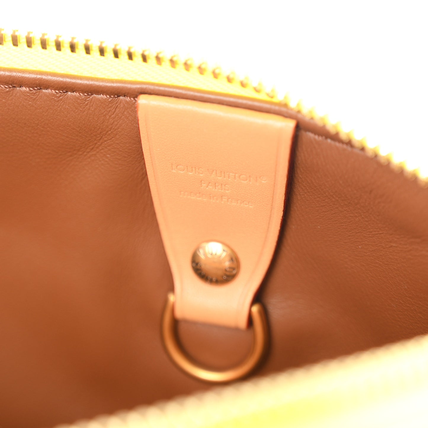 Calfskin Monogram Speedy P9 Bandouliere 25 Lemonade Yellow