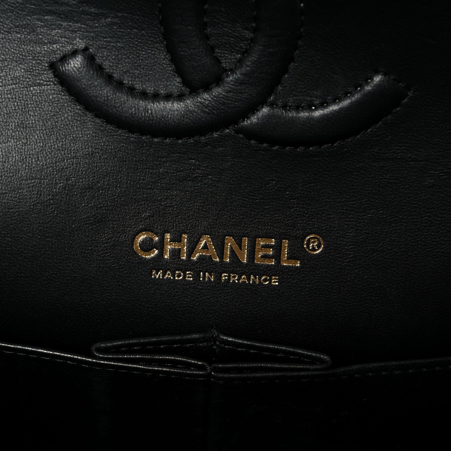 Chanel Lambskin Quilted Medium Double Flap Black 6 of 12