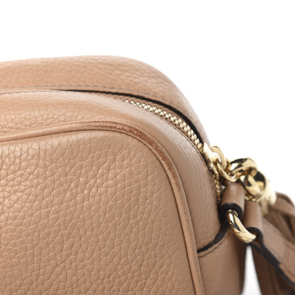 Gucci Pebbled Calfskin Small Soho Disco Bag Rose Beige 13 of 14