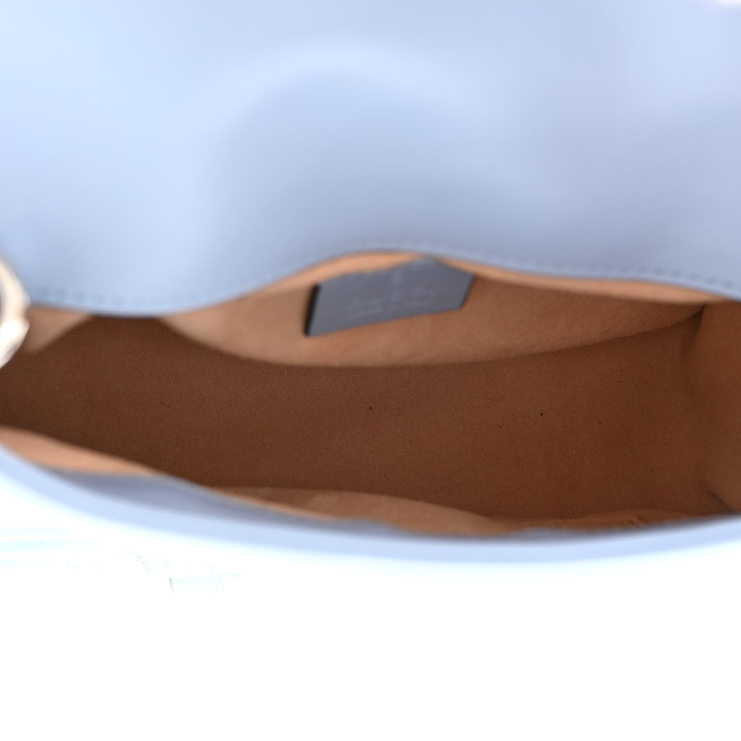 Calfskin Matelasse Mini GG Marmont Top Handle Shoulder Bag Porcelain Light Blue