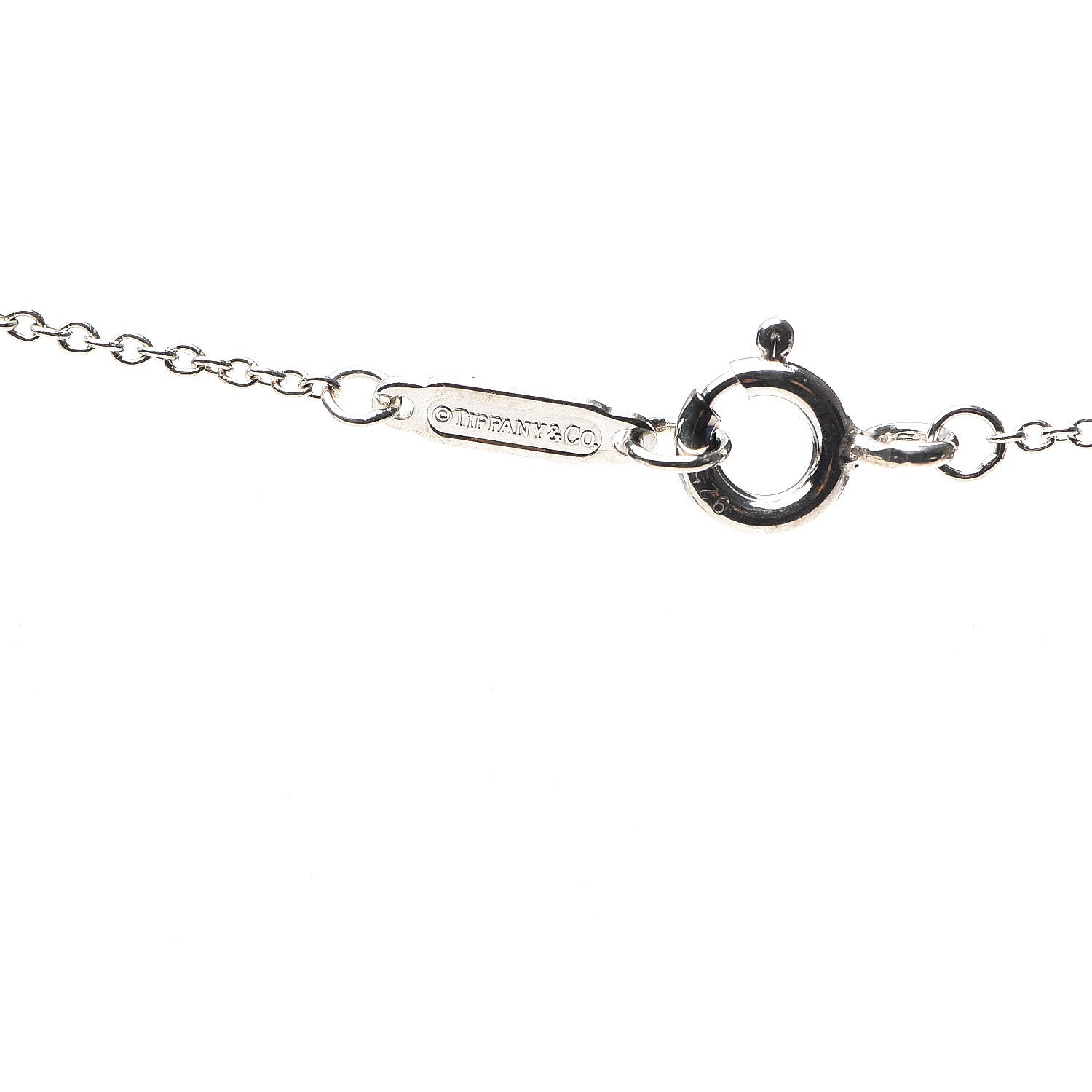 Tiffany Sterling Silver Palm Tree Pendant Necklace 5 of 5
