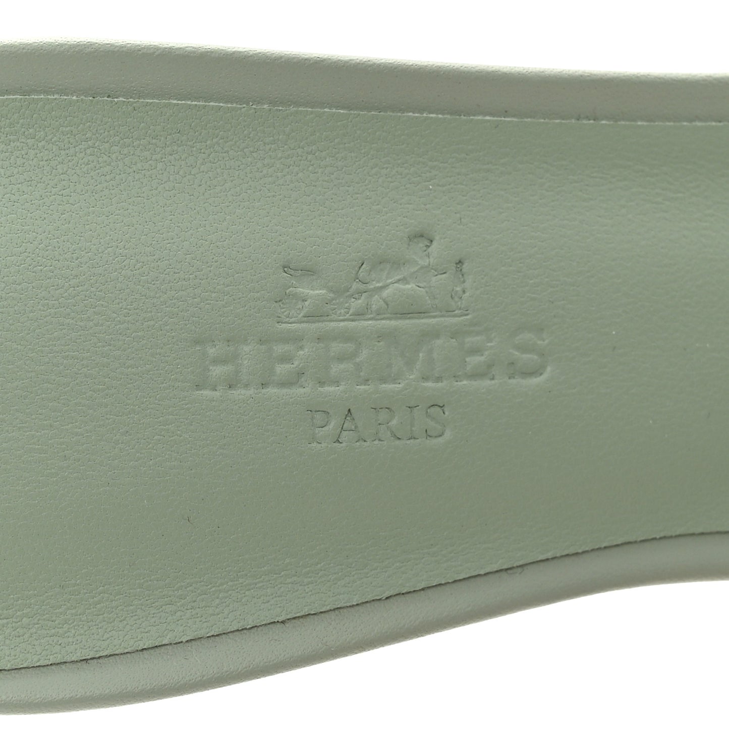 Calfskin Oasis Sandals 37 Vert D'eau