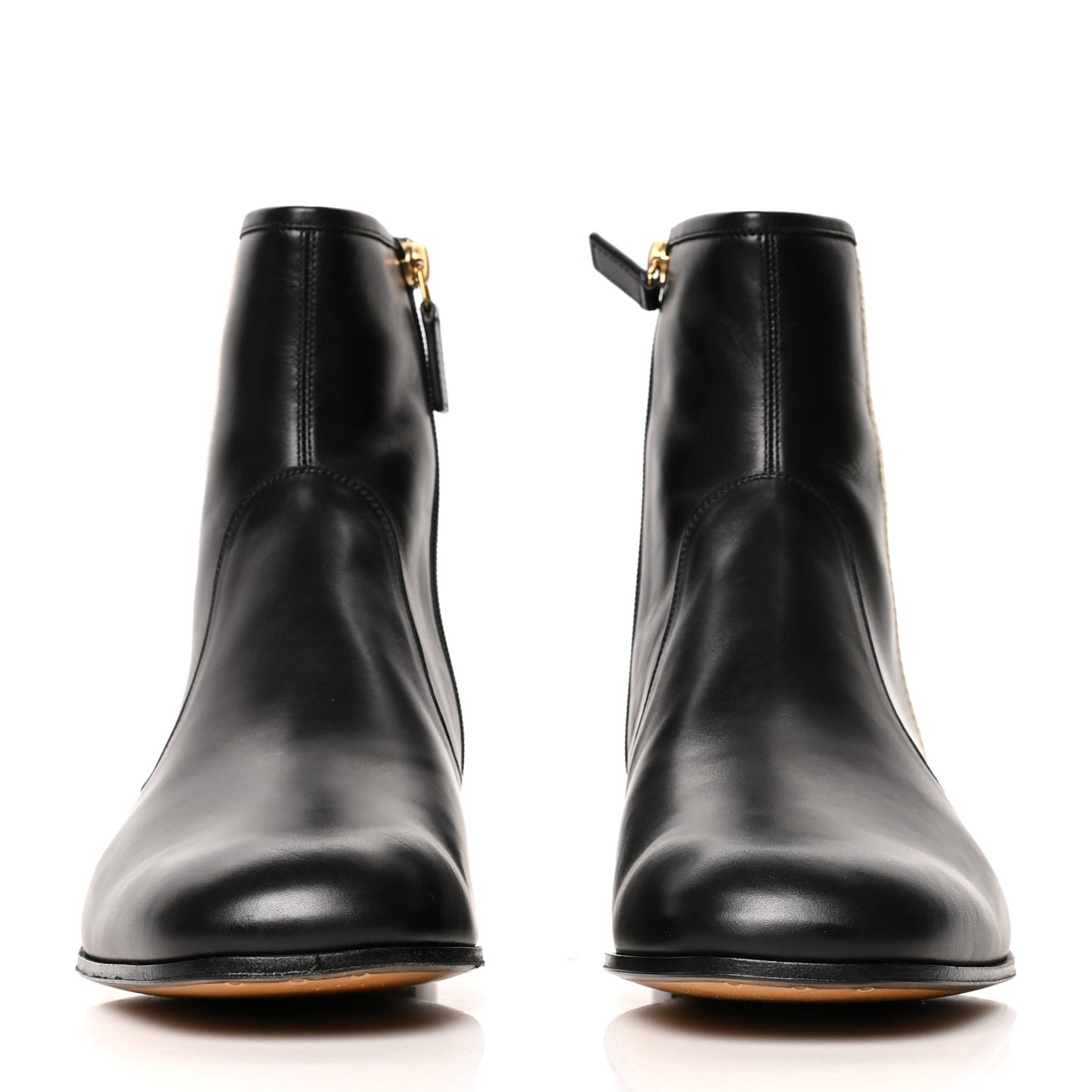 Calfskin Mens Sport Ankle Boots 8.5 Black