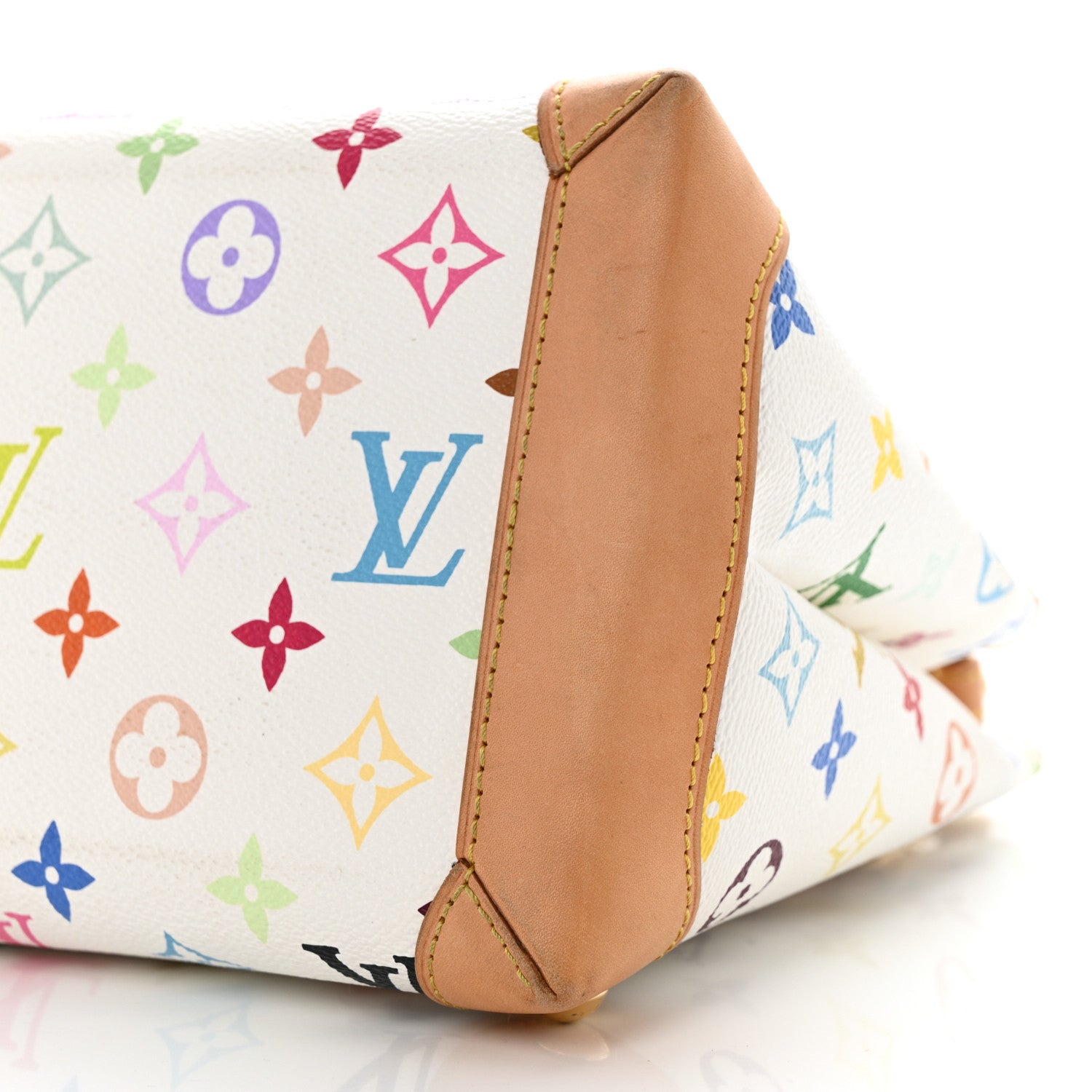 Louis Vuitton Monogram Multicolor Audra White 10 of 16
