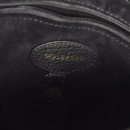 Mulberry Glossy Goatskin Small Lily Flap Black 6 of 8