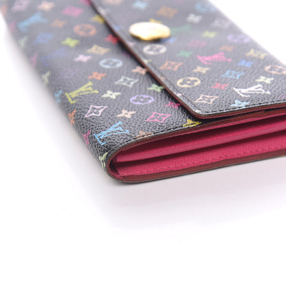 Louis Vuitton Monogram Multicolor Sarah Wallet Black Grenade 10 of 16