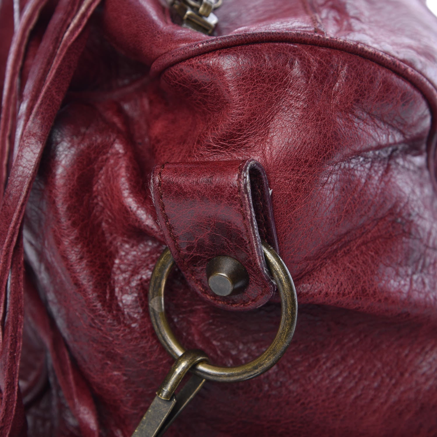 Balenciaga Chevre Classic Hardware Twiggy Rouge Grenat 17 of 20