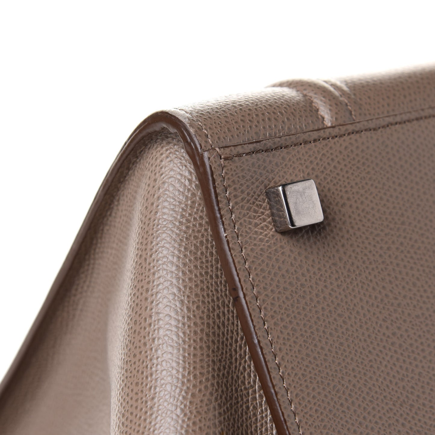 Grained Calfskin Medium Phantom Luggage Taupe