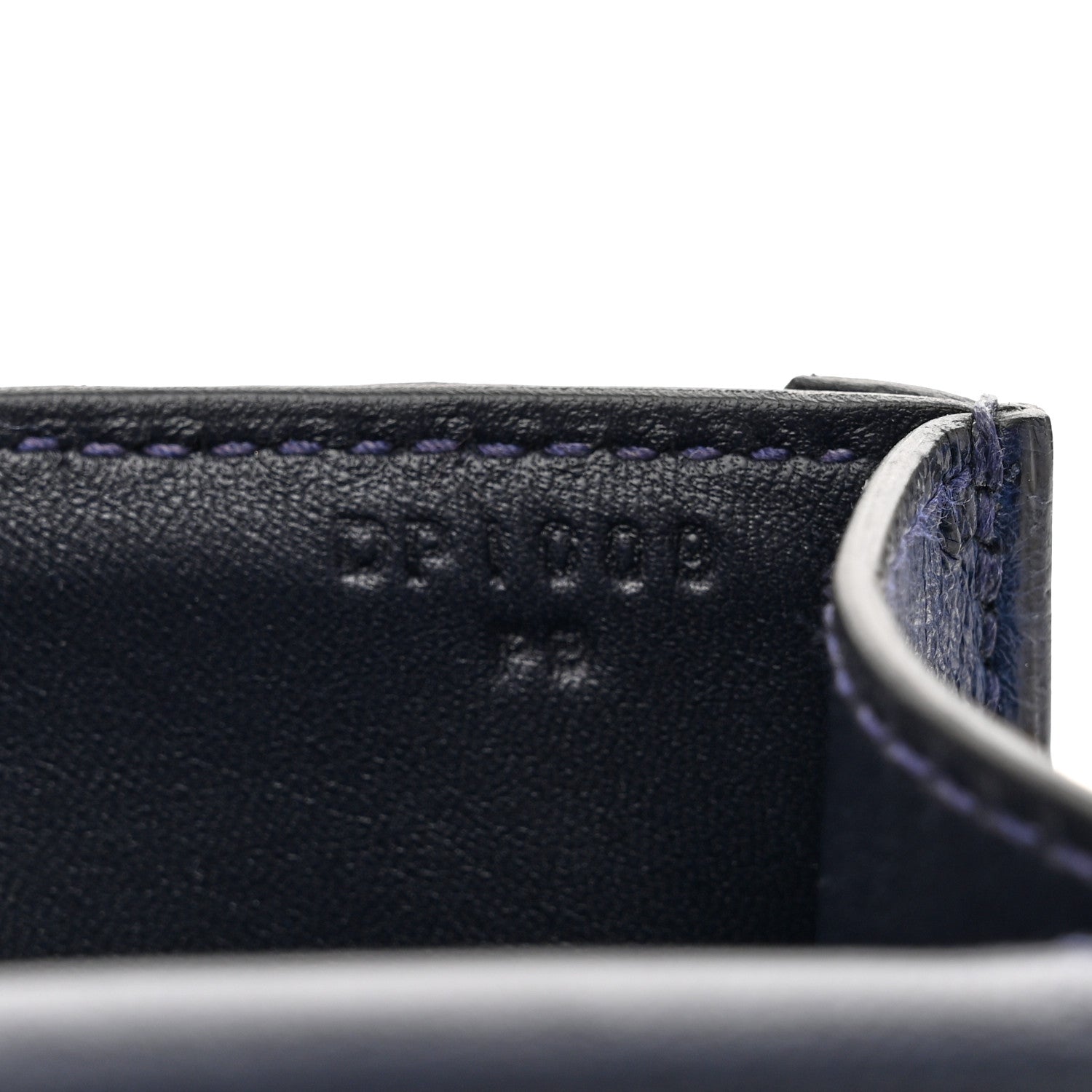Hermes Ostrich Verrou 21 Bleu Iris 7 of 10