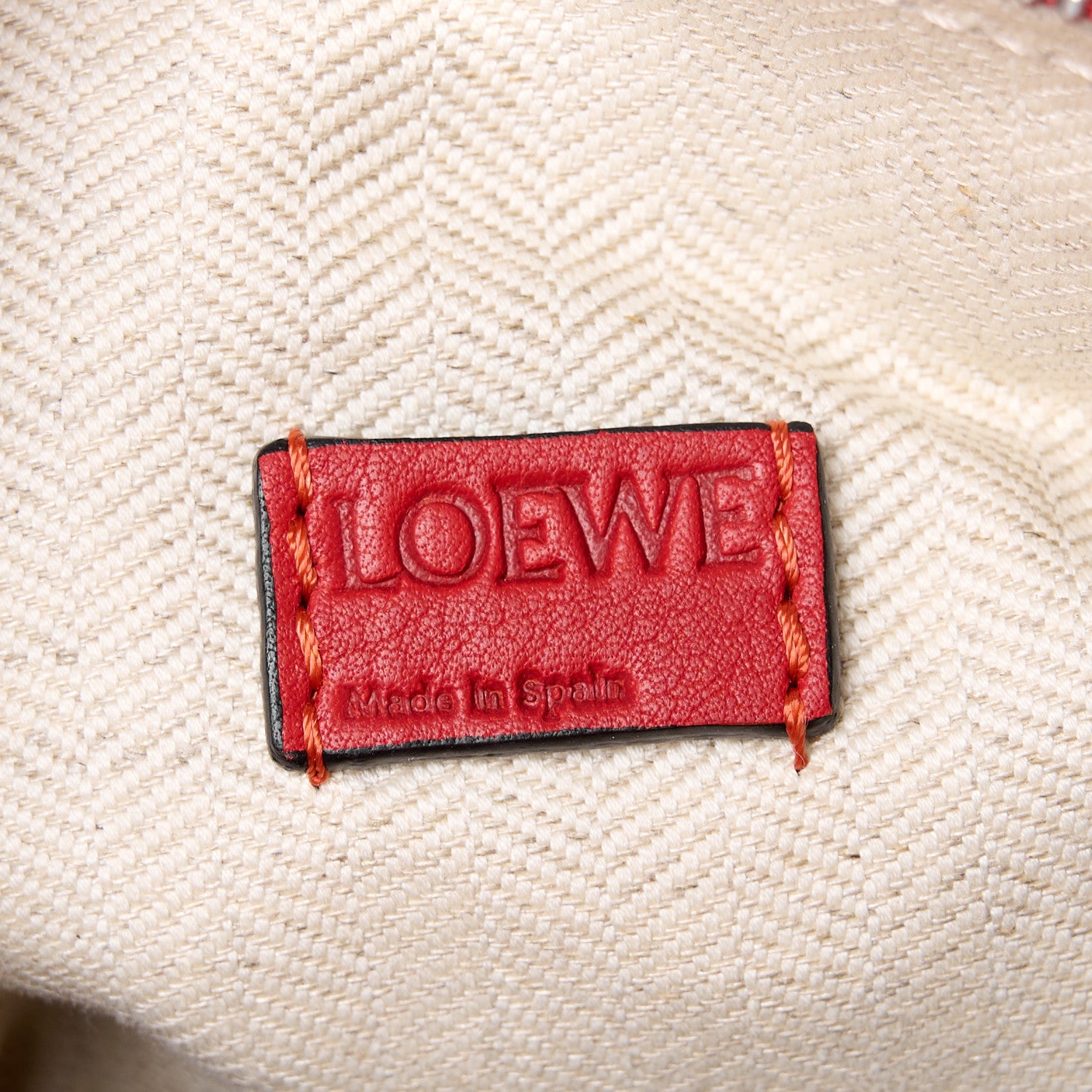 Loewe Calfskin Mini Puzzle Bag Pomodoro 6 of 11