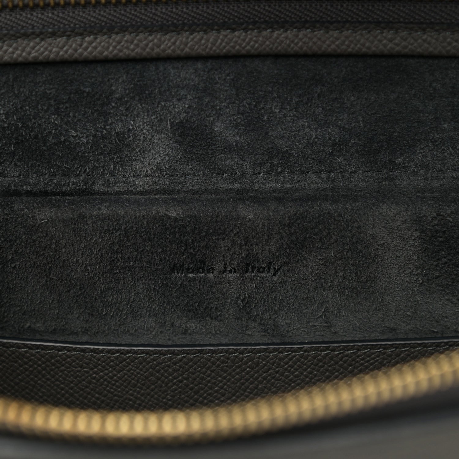 Celine Grained Calfskin Micro Belt Bag Grey 7 of 10