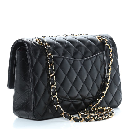 Chanel Lambskin Quilted Medium Double Flap Black 3 of 10