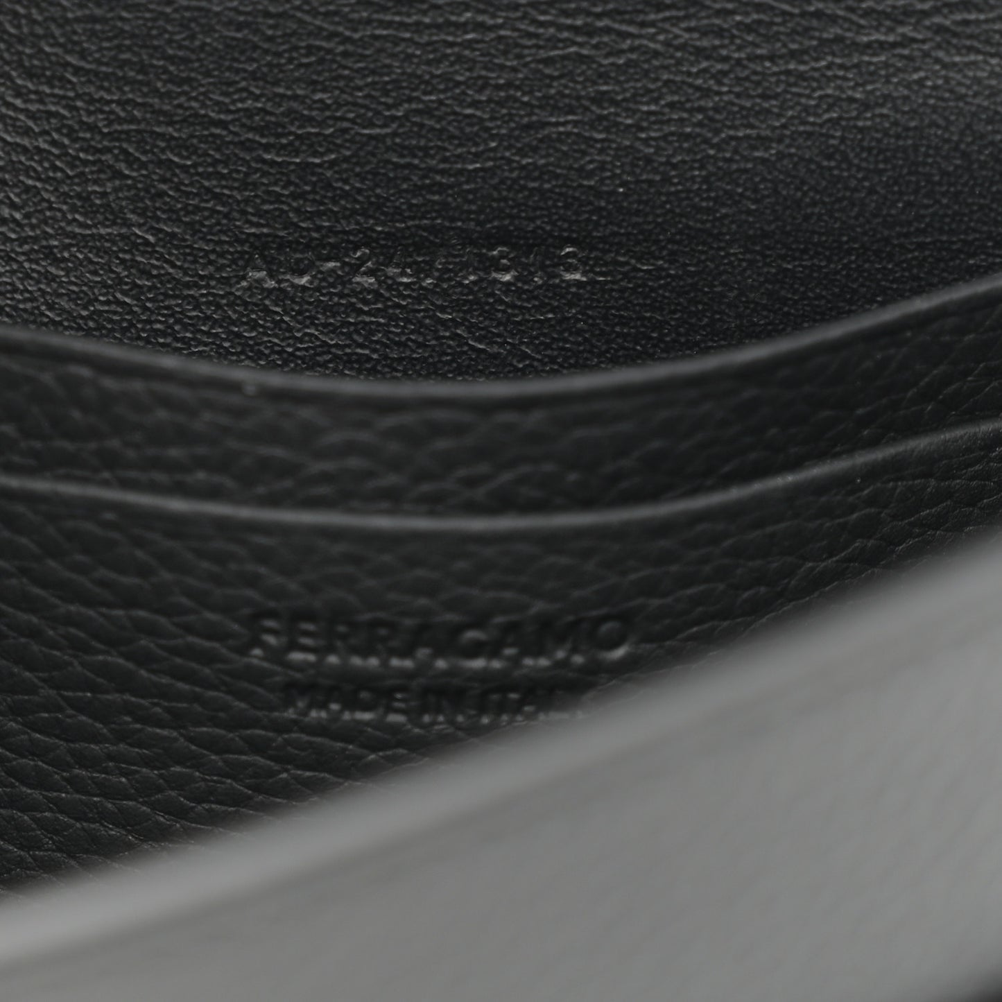 Grained Calfskin Belt Bag Black