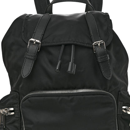 Burberry Nylon Logo Print Medium Rucksack Backpack Black 7 of 9