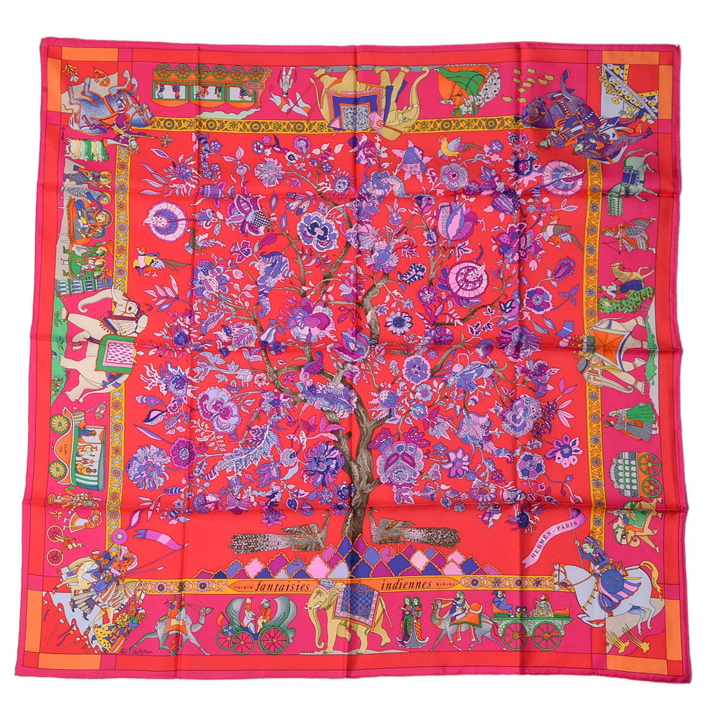 Silk Fantaisies Indiennes Scarf 90