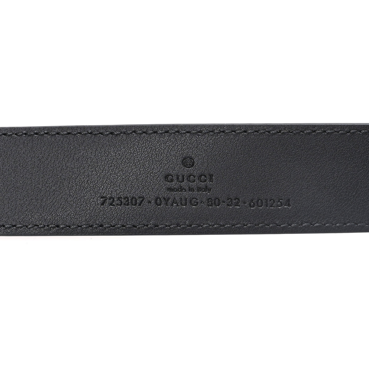 Plutone Calfskin Crystal Horsebit 30mm Belt 80 32 Black Crystal