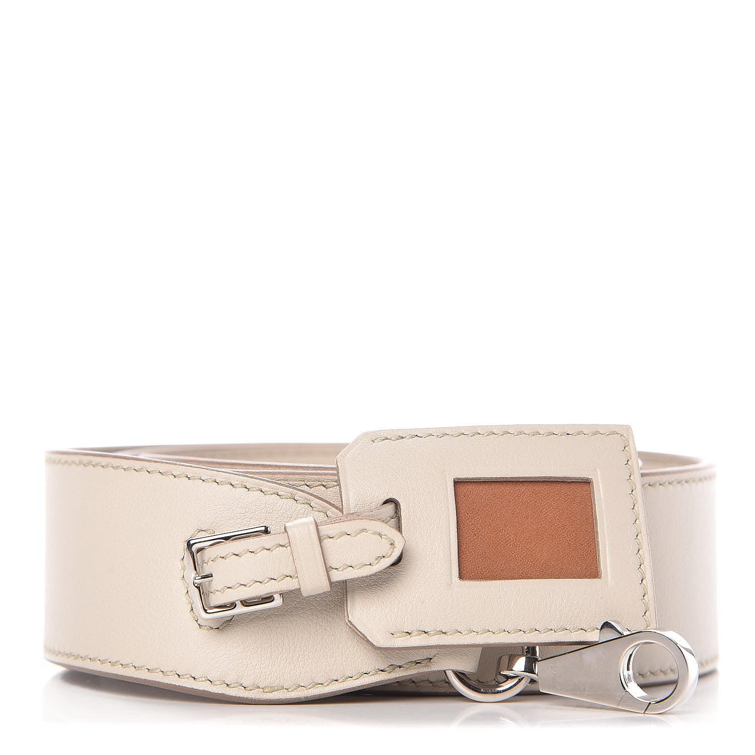 Hermes Swift 38mm Etiquette Shoulder Strap Beton 1 of 6