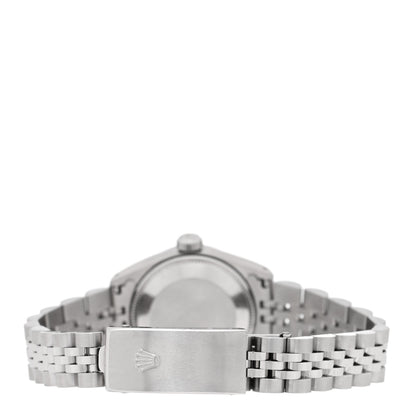 Rolex Stainless Steel 18K White Gold 26mm Oyster Perpetual Datejust Watch Silver 6917 3 of 4