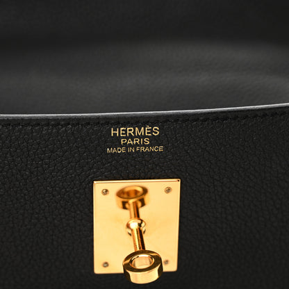 Hermes Togo Kelly Retourne 32 Black 6 of 12