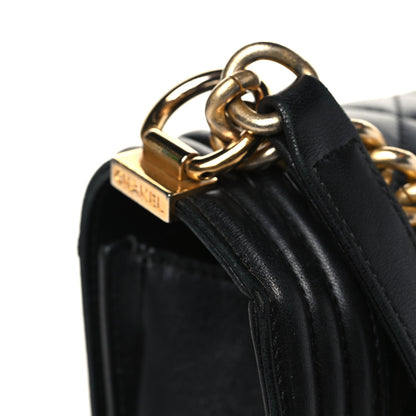 Chanel Lambskin Quilted New Medium Boy Flap Black 11 of 11
