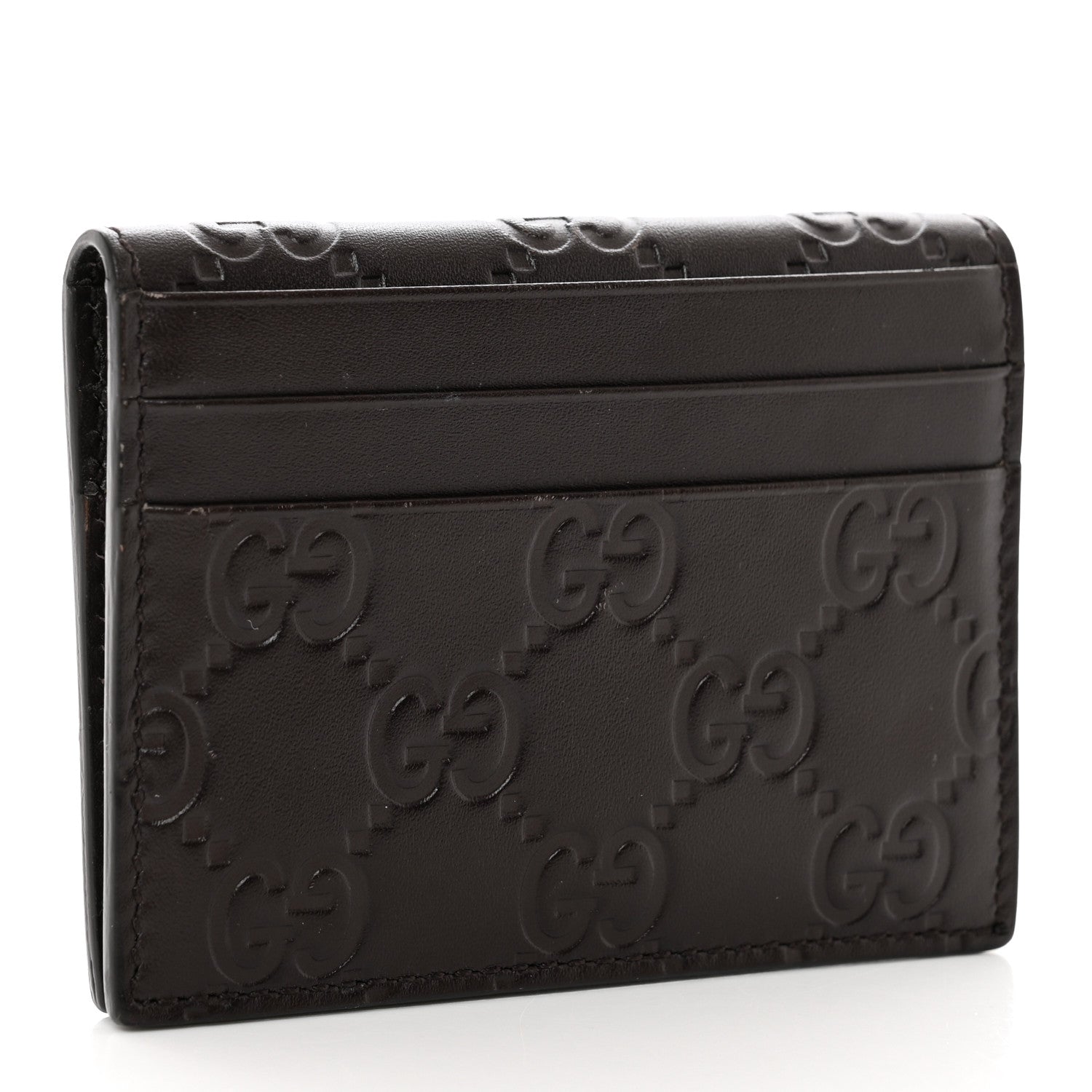 Gucci Guccissima Card Holder Black 3 of 6