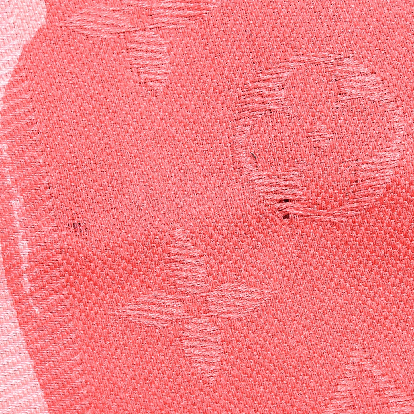 Silk Monogram Arty Shawl Pink