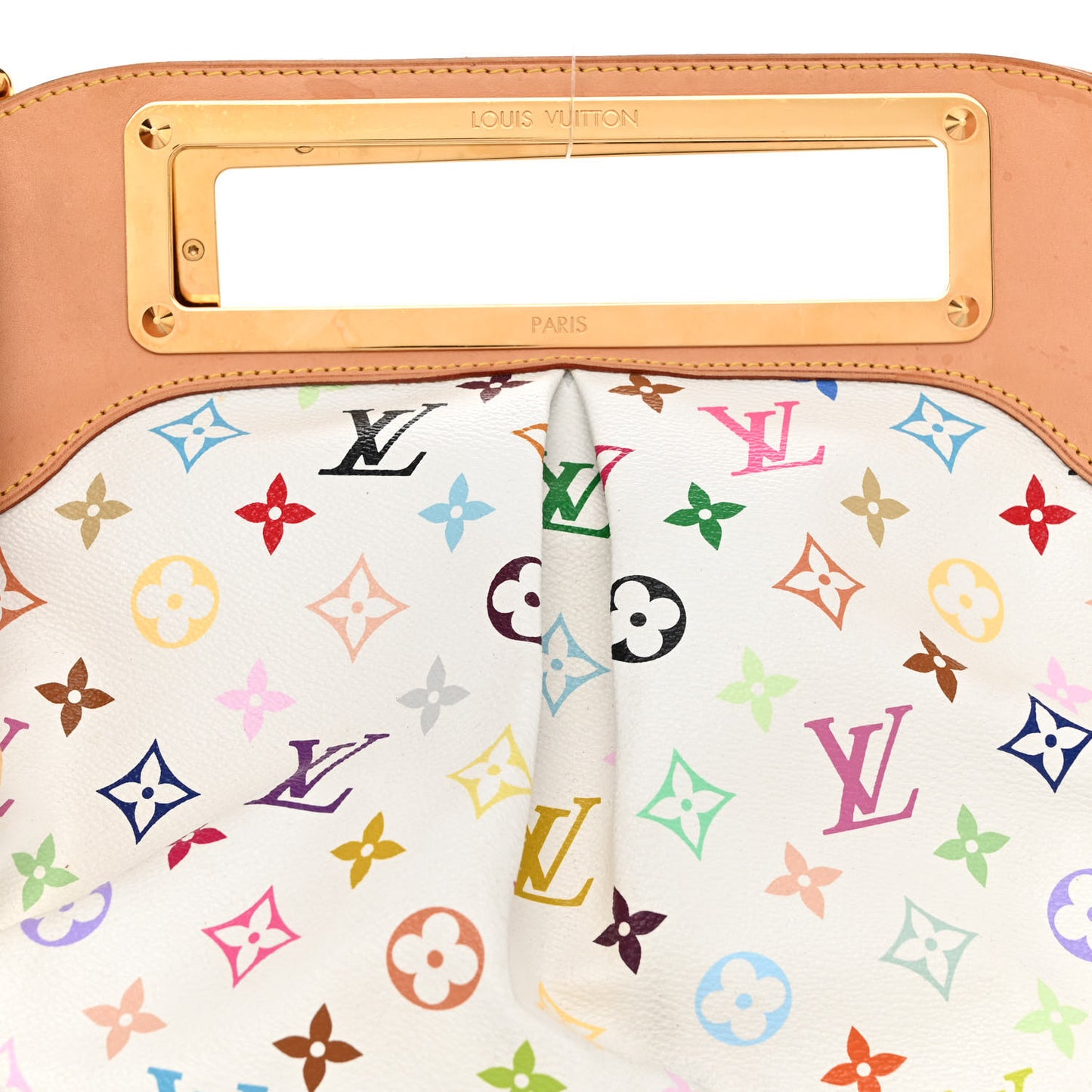 Monogram Multicolor Judy GM White