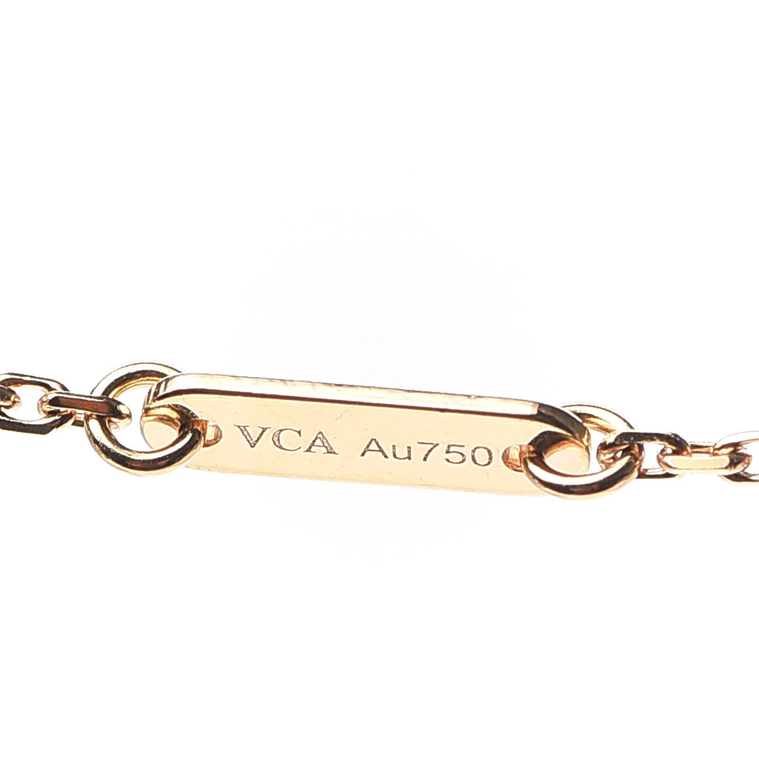 Van Cleef & Arpels 18K Rose Gold Carnelian Sweet Alhambra Heart Pendant Necklace 6 of 7
