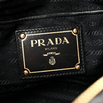 Prada Nappa Gaufre Tote Black 6 of 13