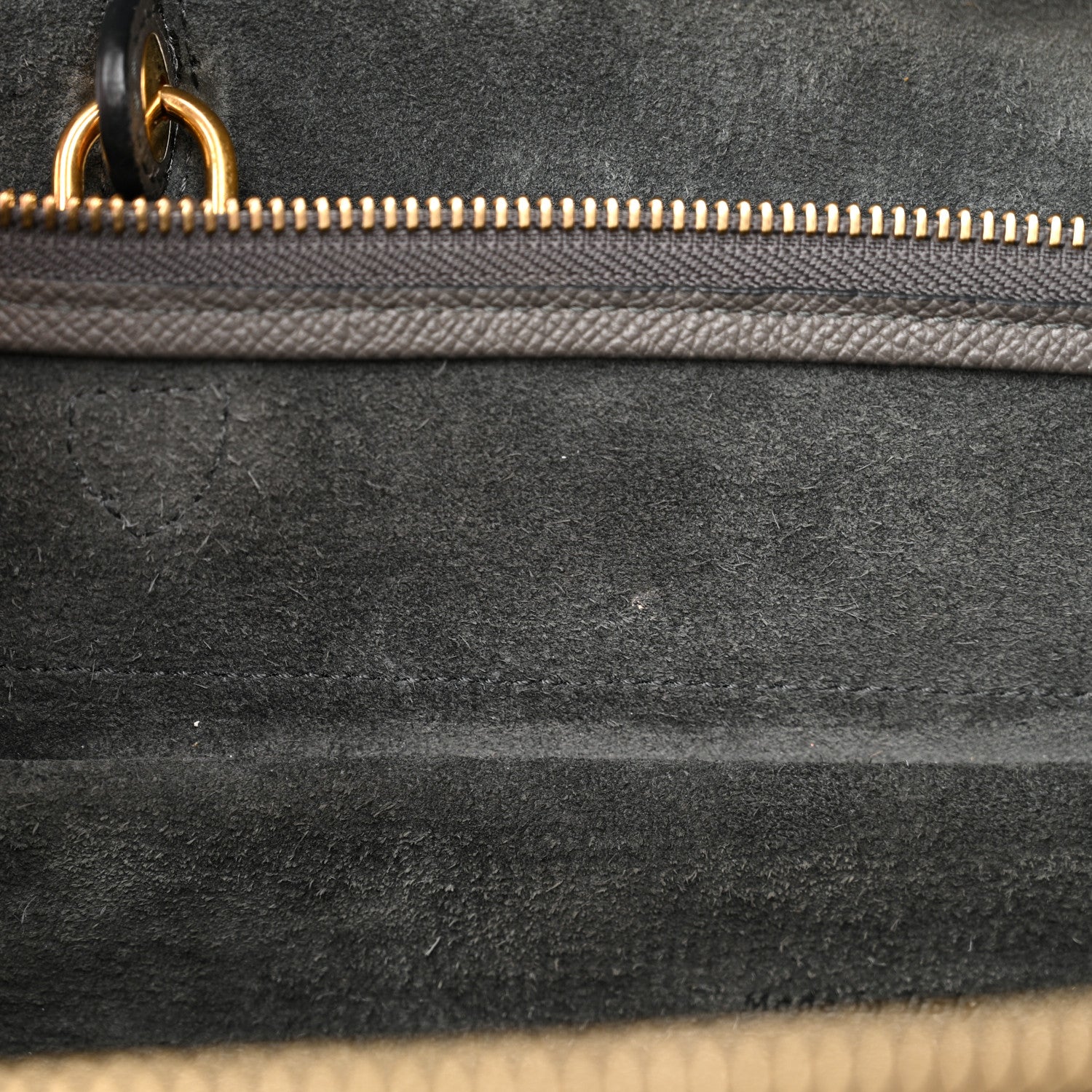 Celine Grained Calfskin Mini Belt Bag Grey 15 of 20