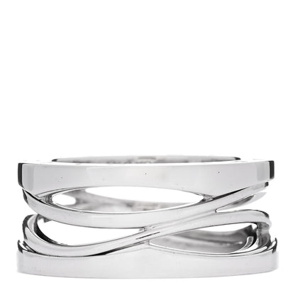 Bulgari 18K White Gold B.Zero1 Legend Three-Band Ring 53 6.25 3 of 7