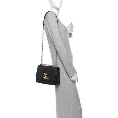 Louis Vuitton Epi Twist Shoulder Bag MM Black 2 of 10