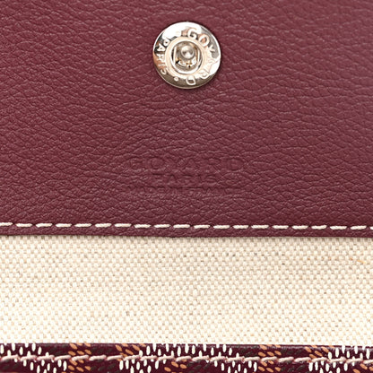 Goyard Goyardine Boheme Hobo Burgundy 8 of 12