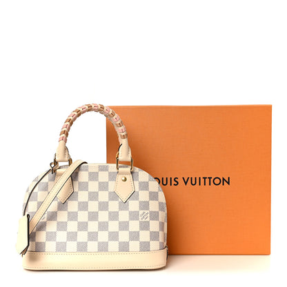Louis Vuitton Damier Azur Braided Alma BB 13 of 13
