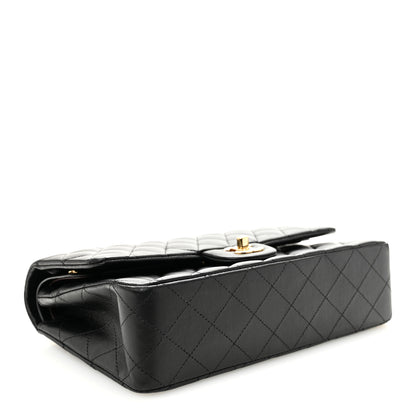 Chanel Lambskin Quilted Medium Double Flap Black 4 of 11