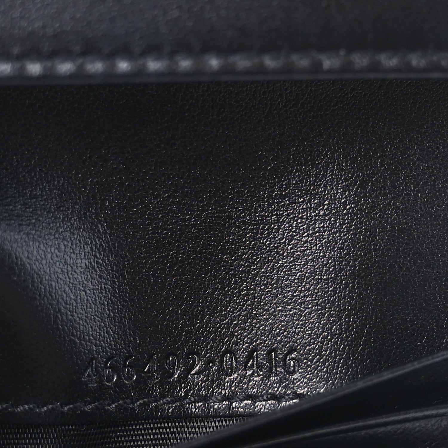 Gucci Calfskin Matelasse GG Marmont Card Case Wallet Black 8 of 9