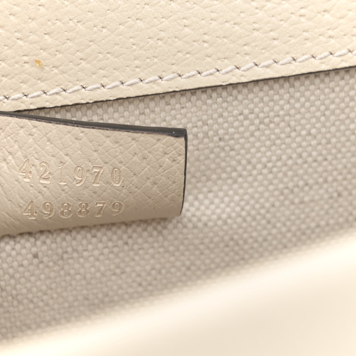 Textured Calfskin Crystal Mini Dionysus Shoulder Bag Mystic White