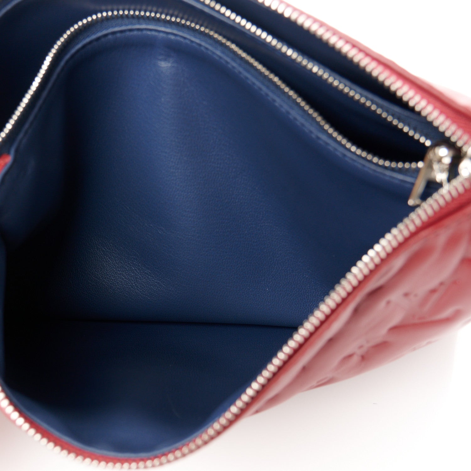 Louis Vuitton Lambskin Embossed Monogram Coussin PM Wine 7 of 13