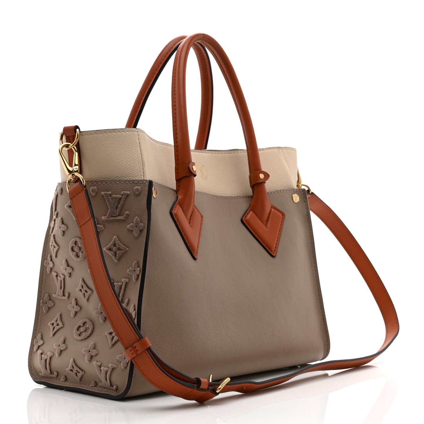Calfskin Monogram Tufting On My Side Galet