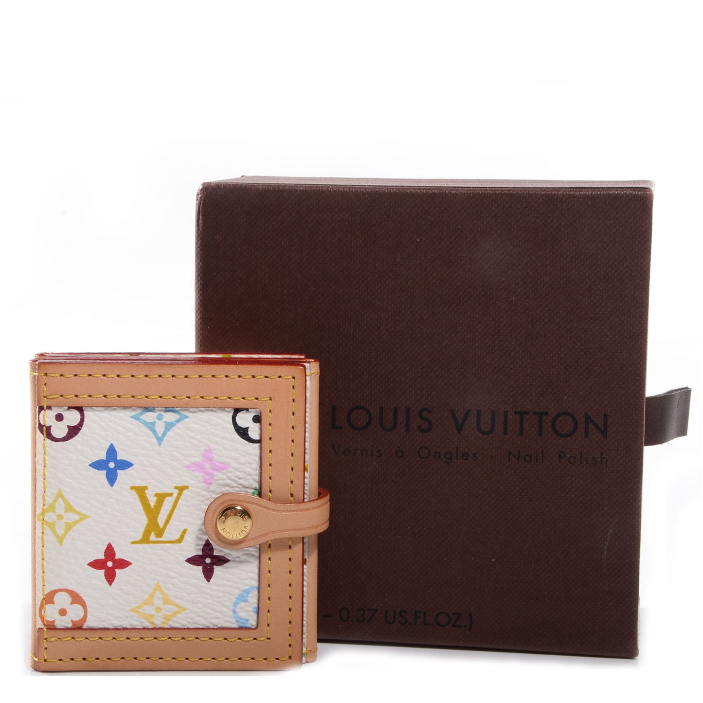 Monogram Multicolor 4 Photo Frame Wallet White
