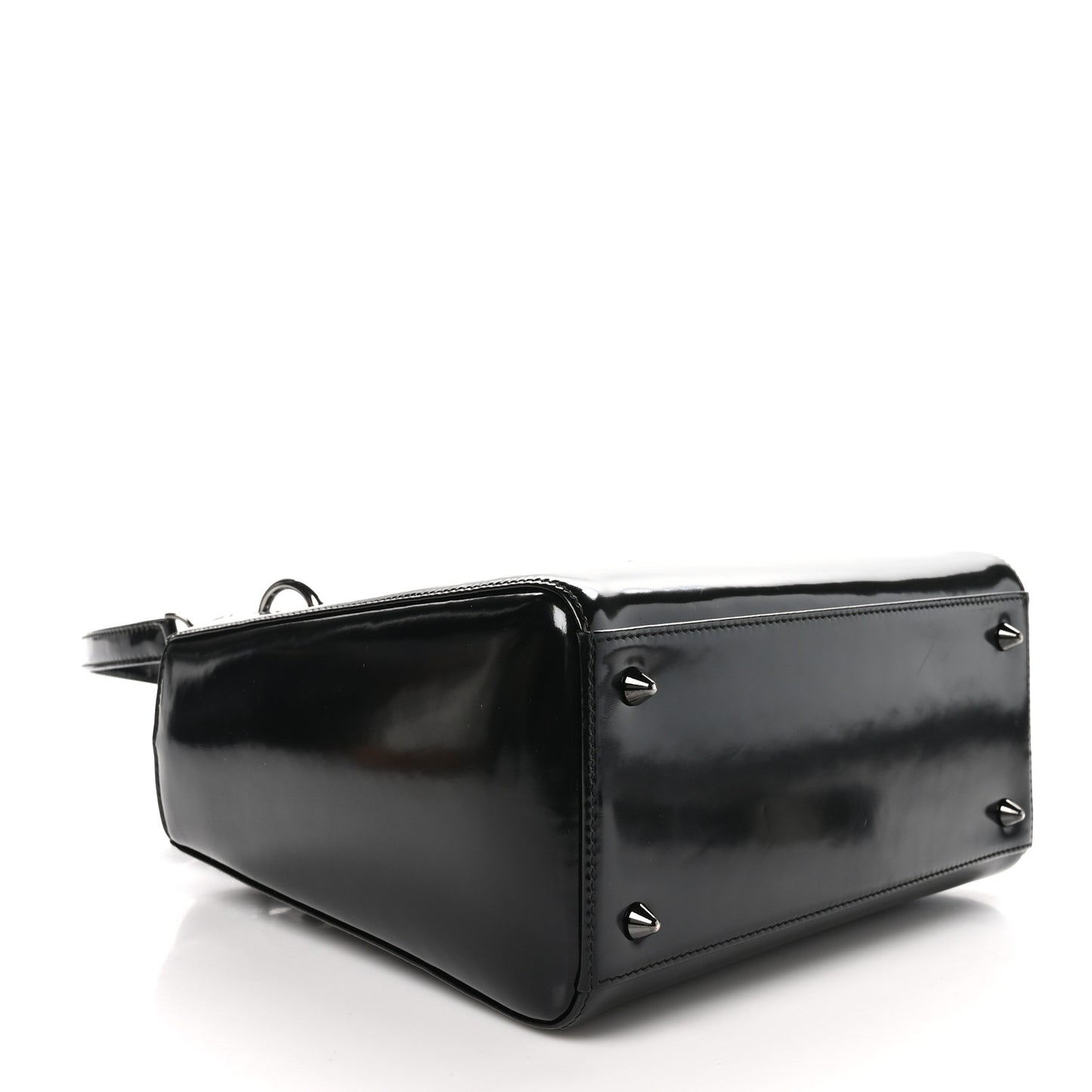 Patent Medium Lady Dior Black