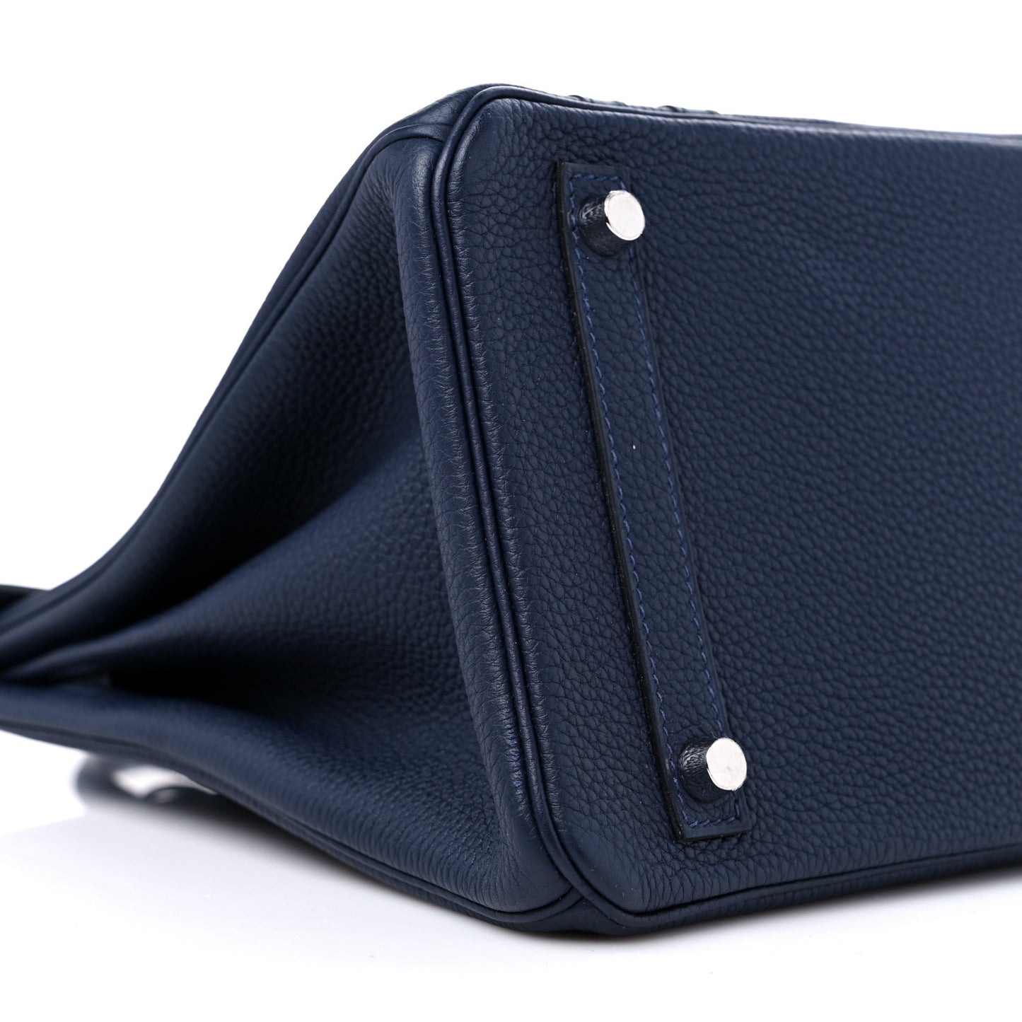 Togo Swift Officier Birkin 30 Bleu Nuit Vert Cypress