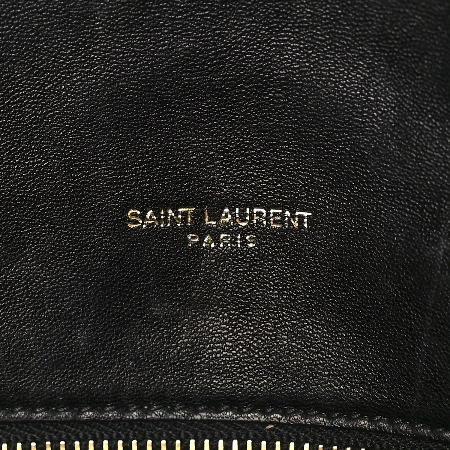 Saint Laurent Lambskin Quilted Small Loulou Puffer Monogram Chain Satchel Black 6 of 9