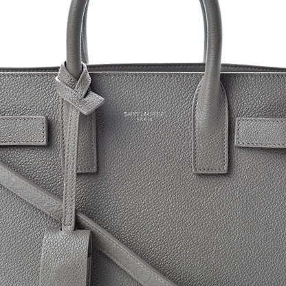 Saint Laurent Grained Calfskin Nano Sac De Jour Fog 8 of 15