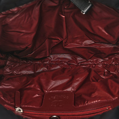 Chanel Nylon Quilted Small Coco Cocoon Tote Black 5 of 9